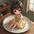 ケーキと少女 2枚目