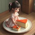 ケーキと少女 3枚目