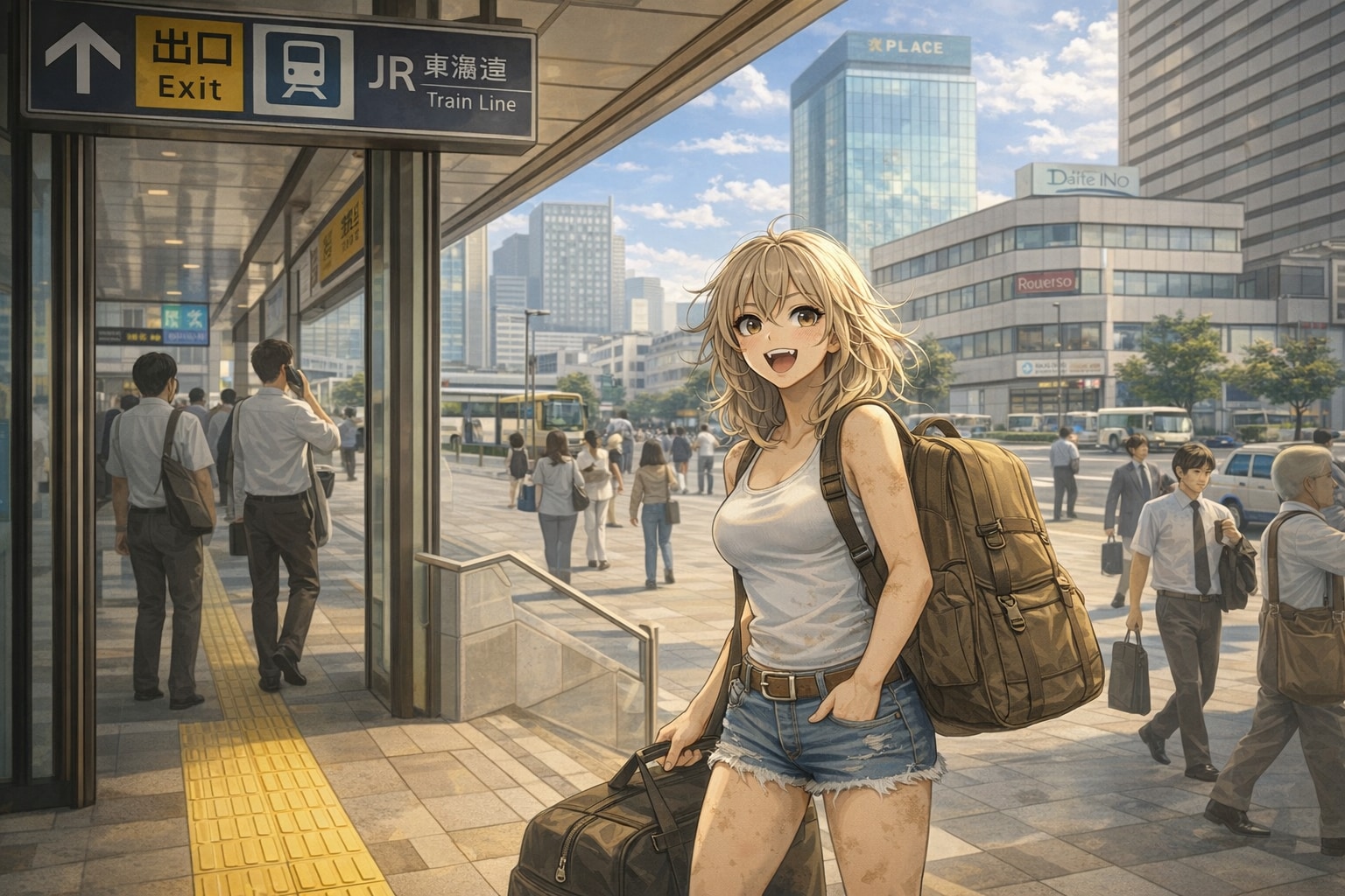 #2街に進出、一人暮らし | の人気AIイラスト・グラビア