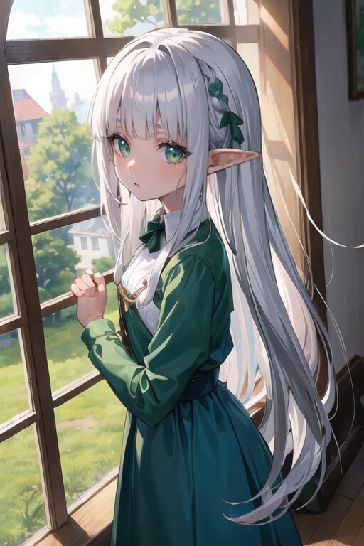 窓辺のエルフ