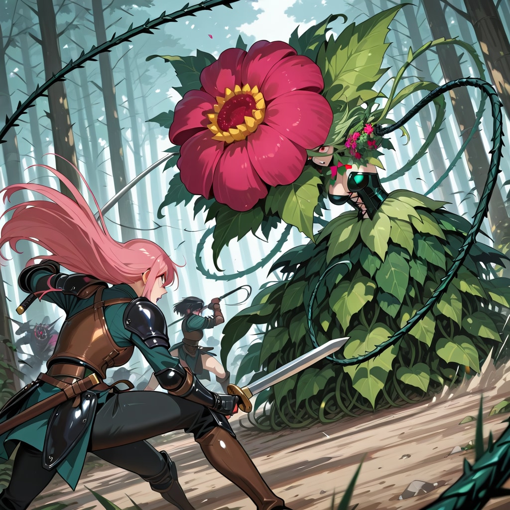 食人植物との闘い