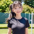テニス部の彼女 3枚目
