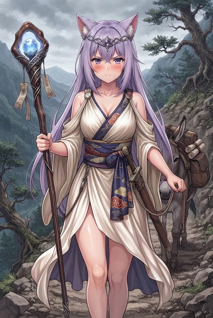 魔王侵攻の報を聞き遠く東方より勇者の元へ向かう賢者のシス | の人気AIイラスト・グラビア