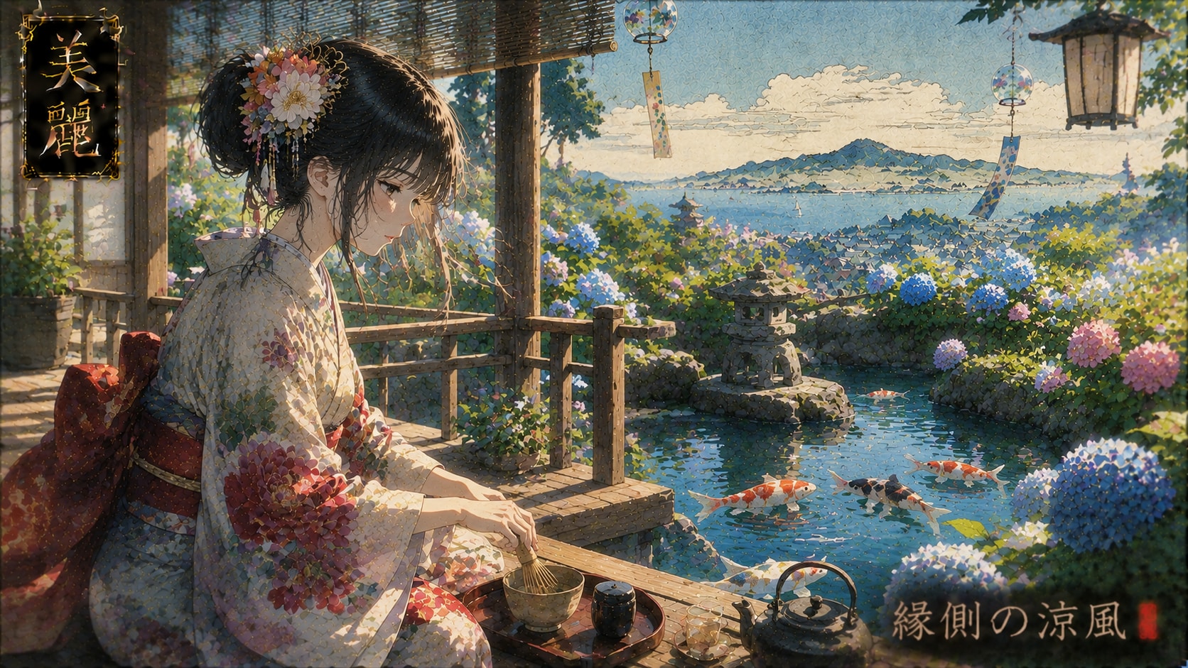 Beautiful Japanese-style illustration / 和風美麗イラスト #patreon #ChatGPT #customGPT #GPTs  #美麗 #和風美麗 #美麗アー | の人気AIイラスト・グラビア