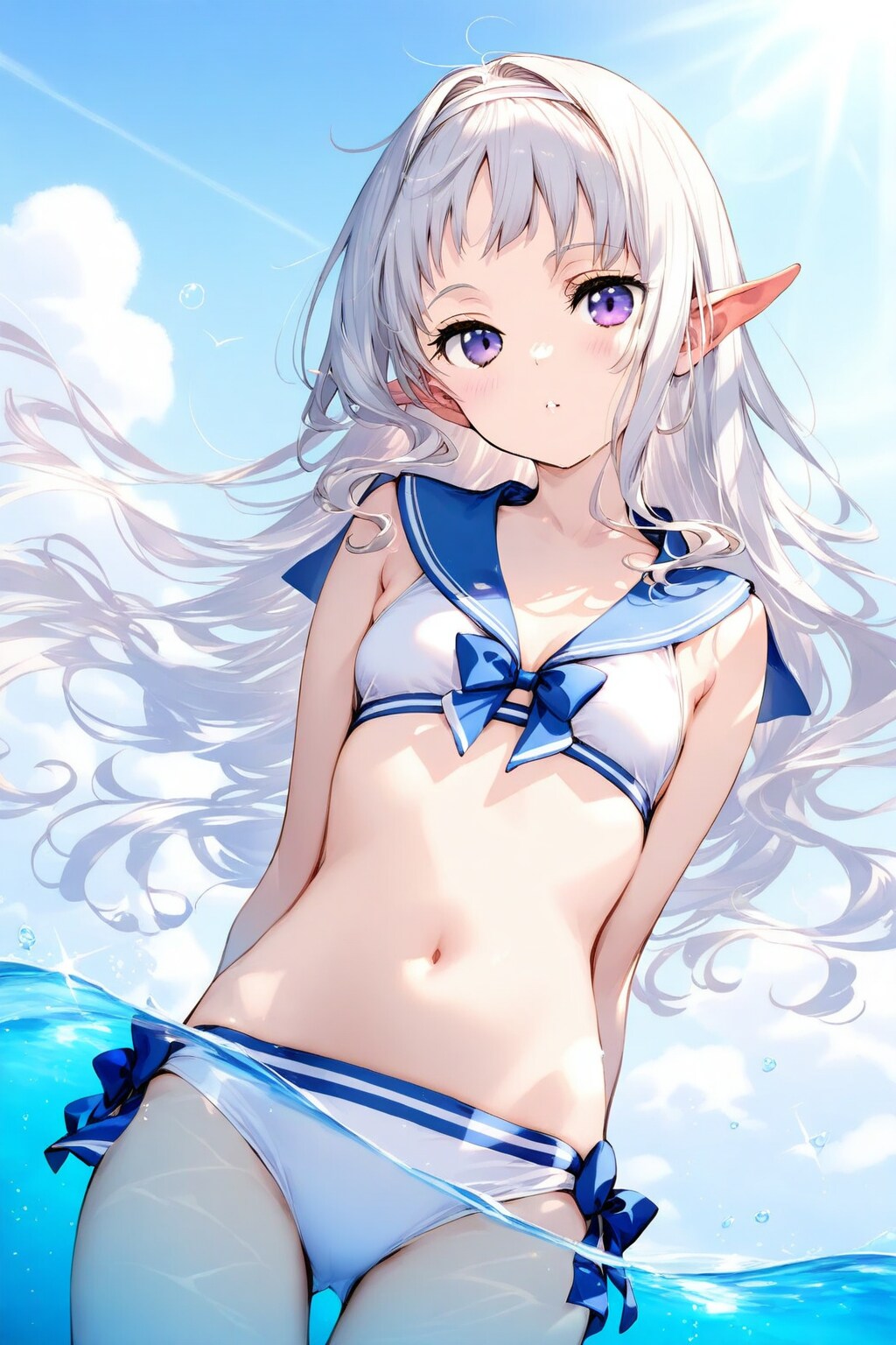 セーラー水着
