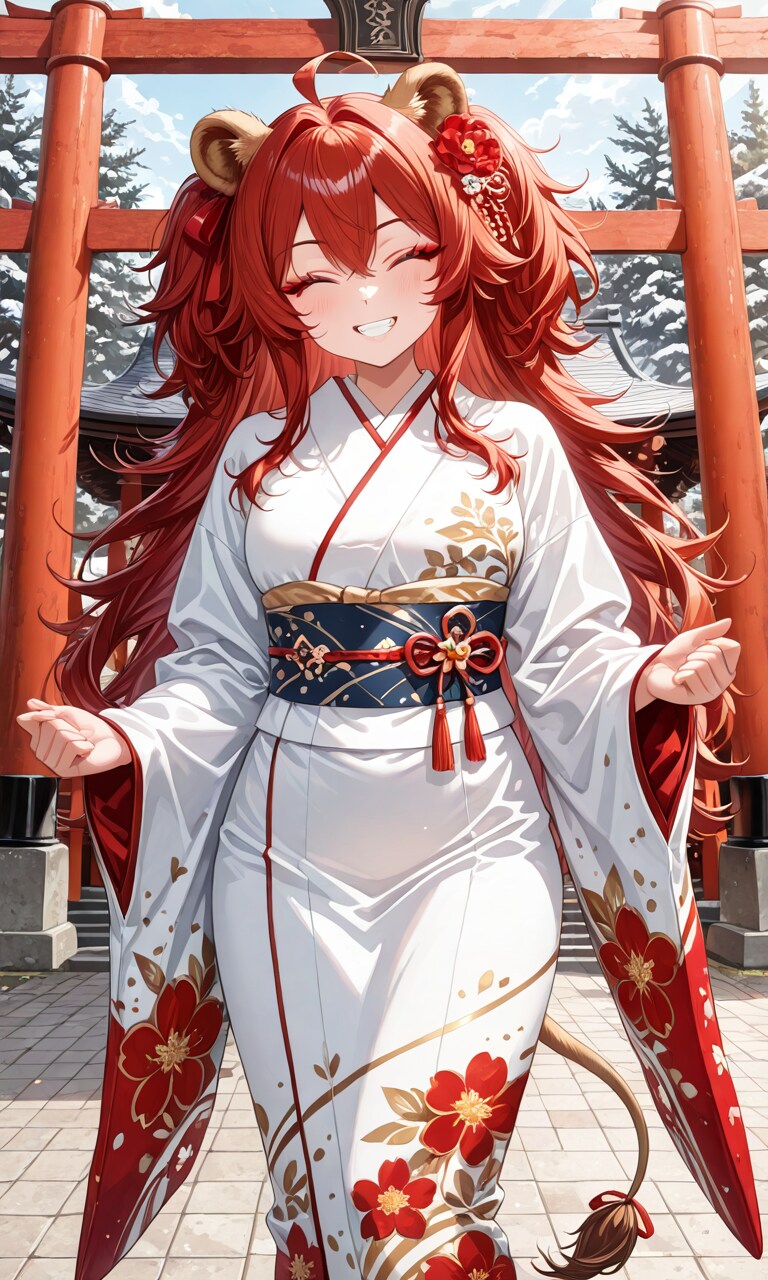 シエル(がおねぇ)振袖