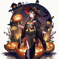 ハロウィン　part ７　チチプイモデル 4枚目