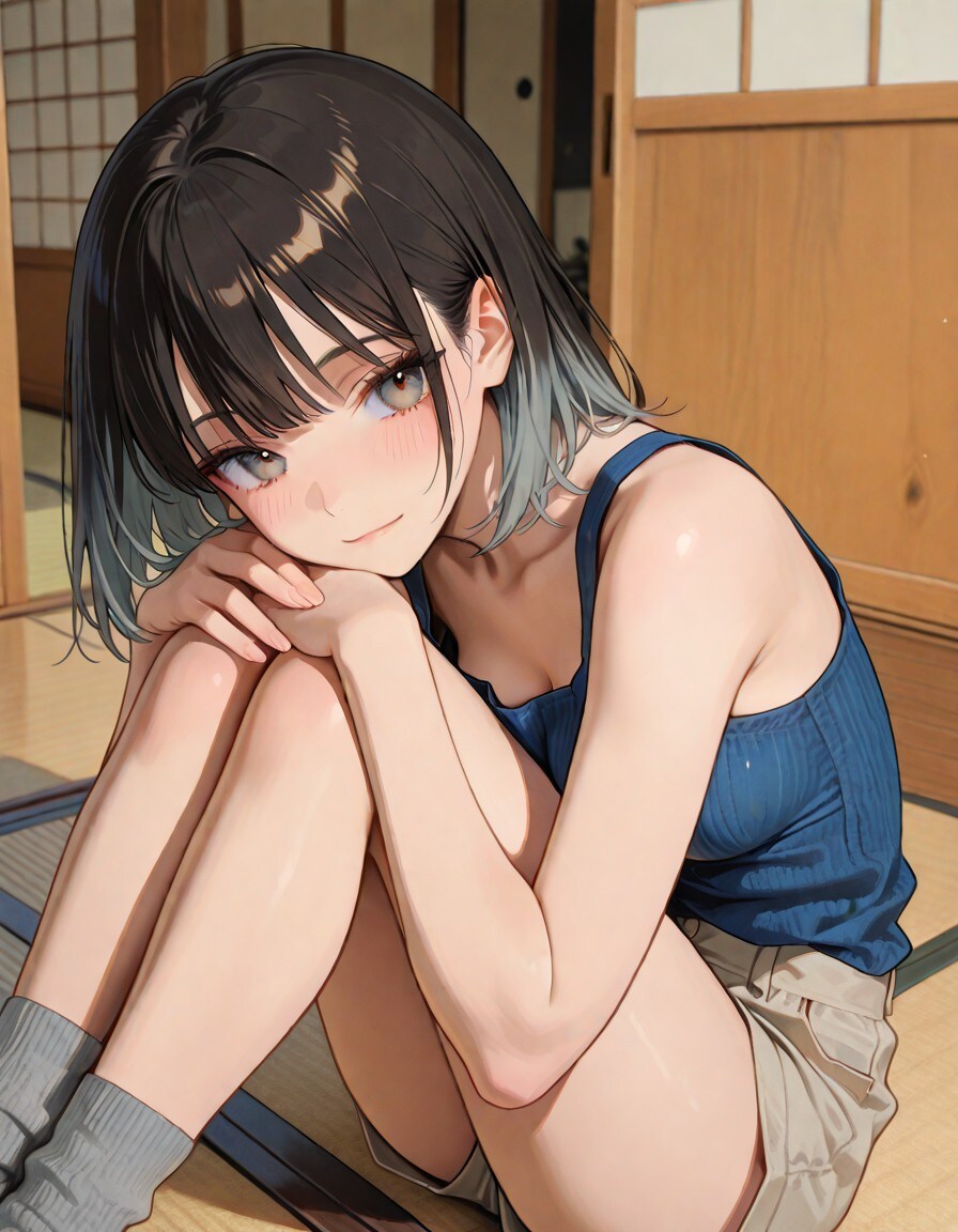 婆ちゃん家に来てる