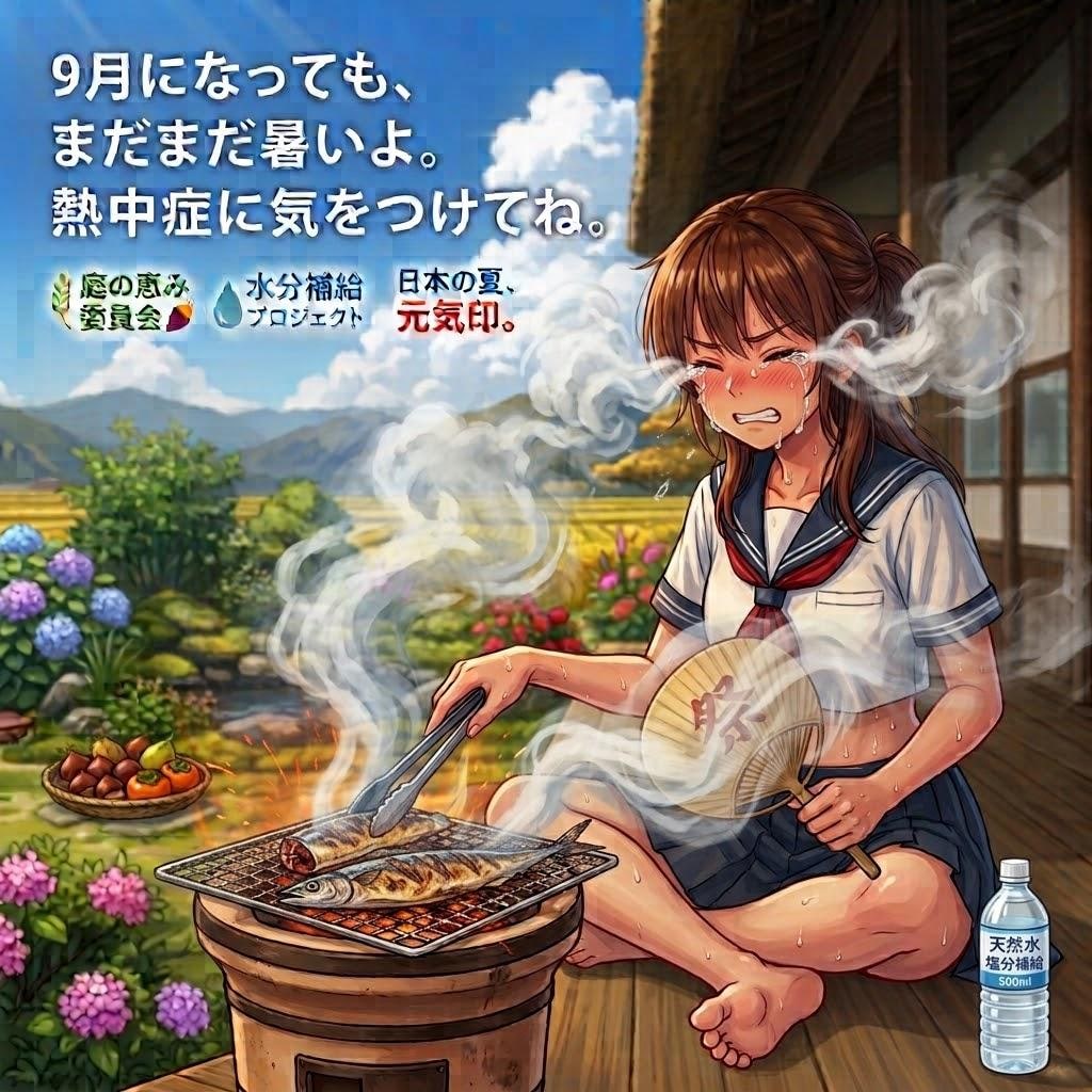 まだまだ暑いですね！