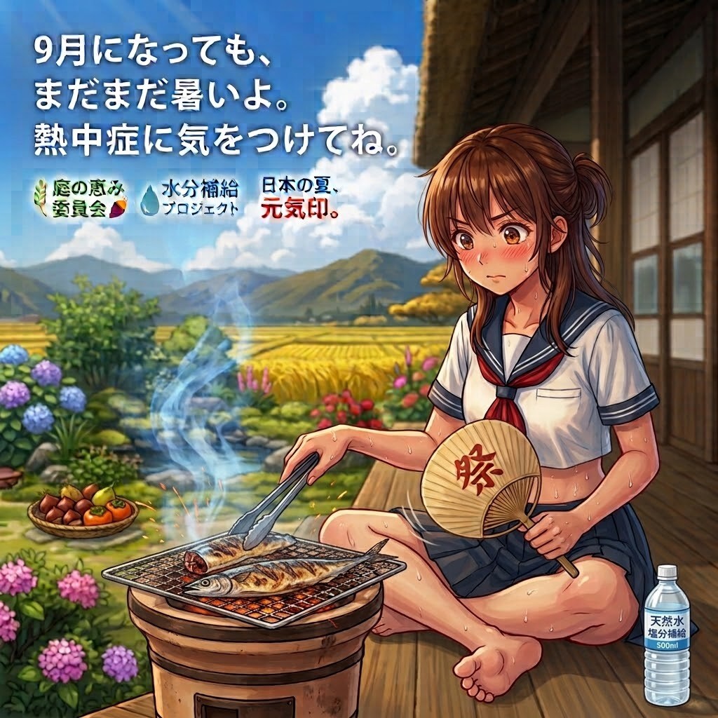 まだまだ暑いですね！