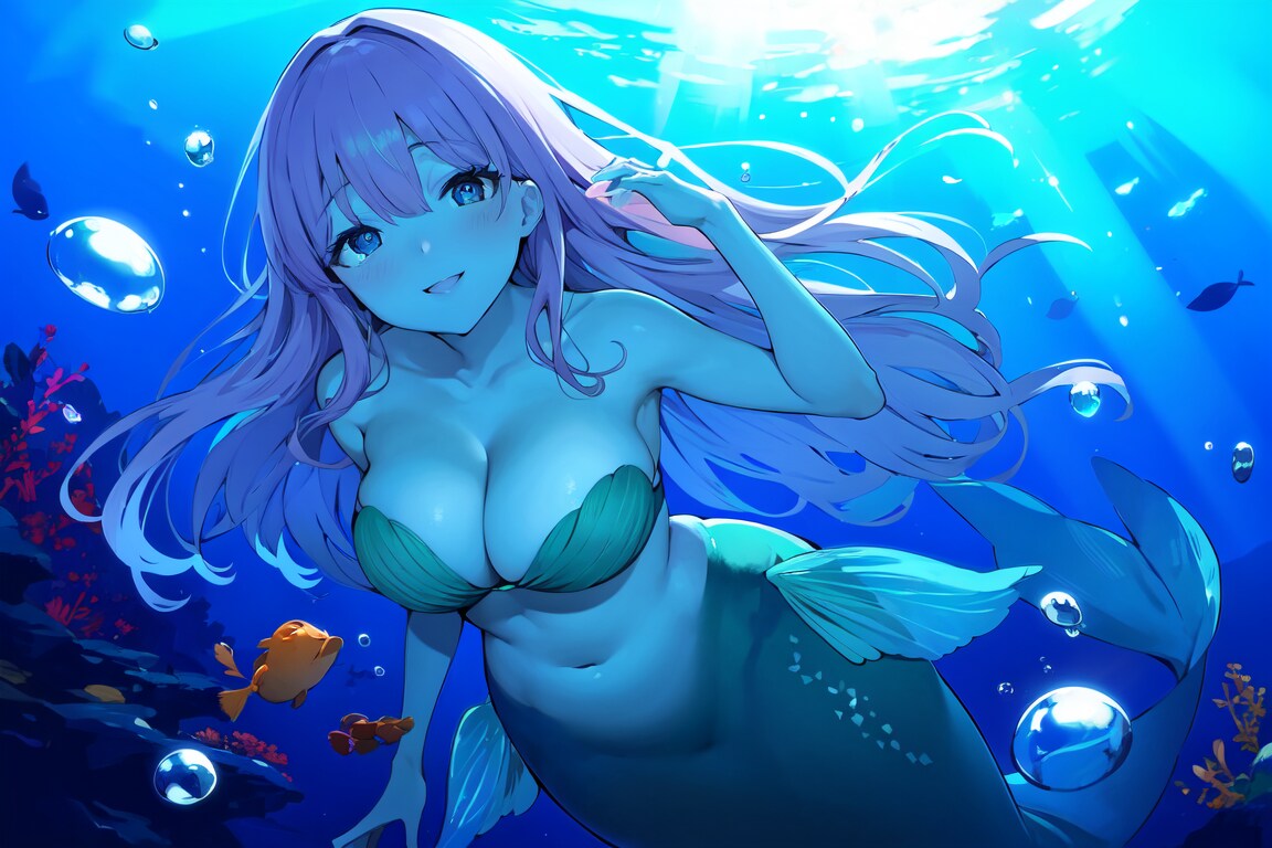 海底に潜む人魚たち