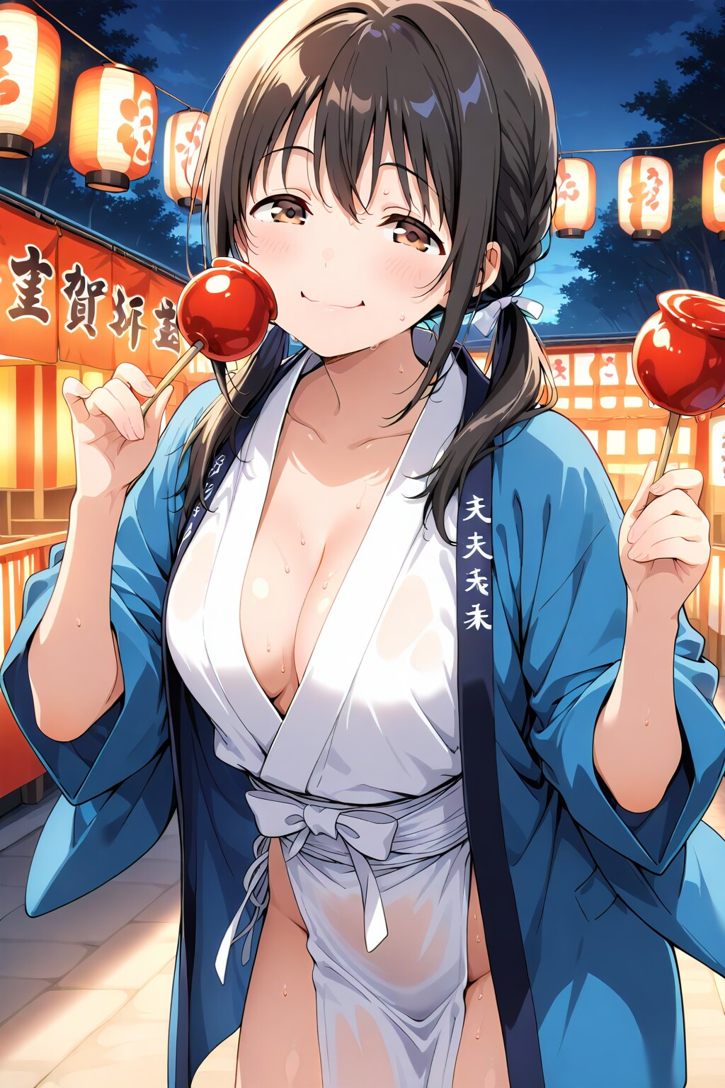 りんご飴とふんどしちゃん
