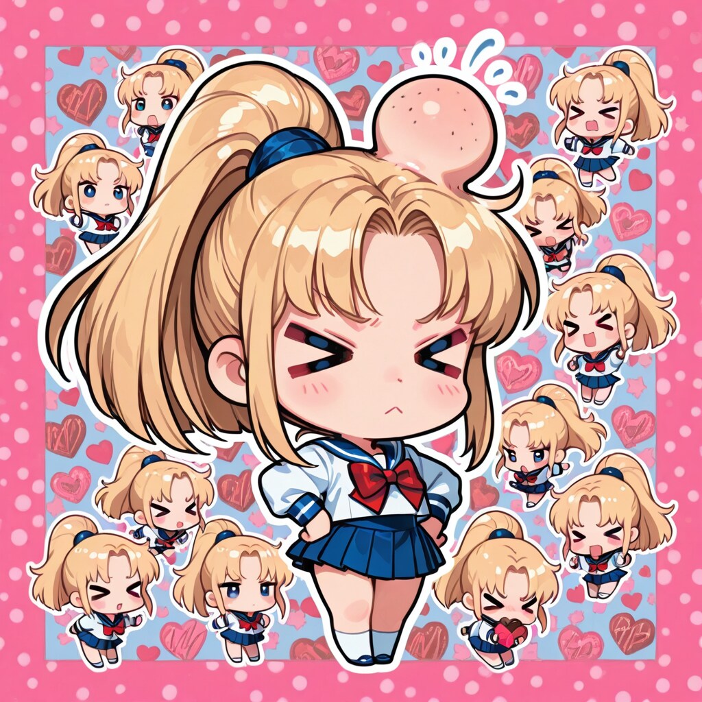 たんこぶの金髪ちゃん