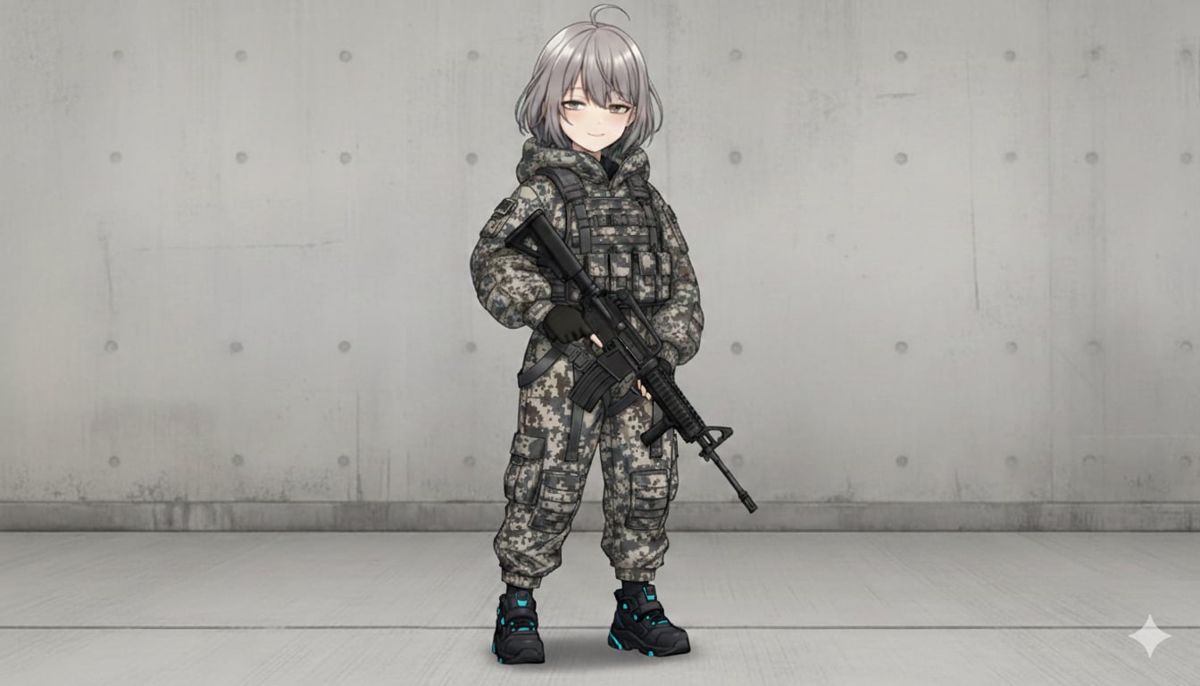 【試作】空自迷彩 | の人気AIイラスト・グラビア