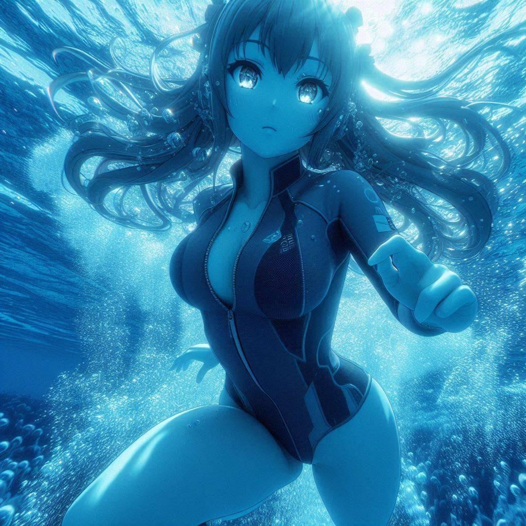 DALLEで水中散歩