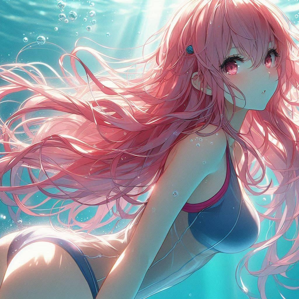 DALLEで水中散歩