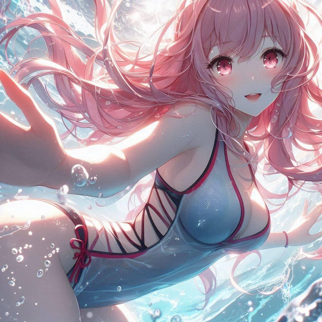 DALLEで水中散歩