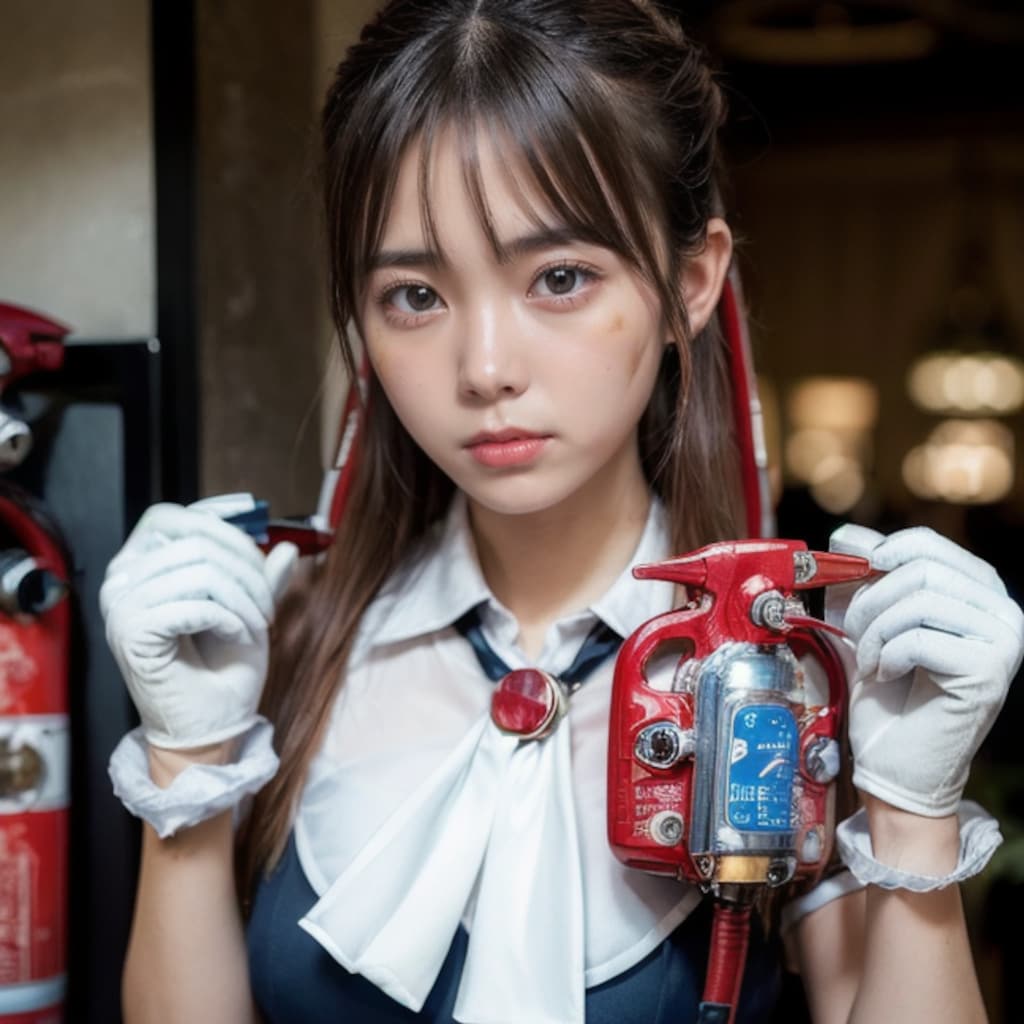消火器屋の看板娘