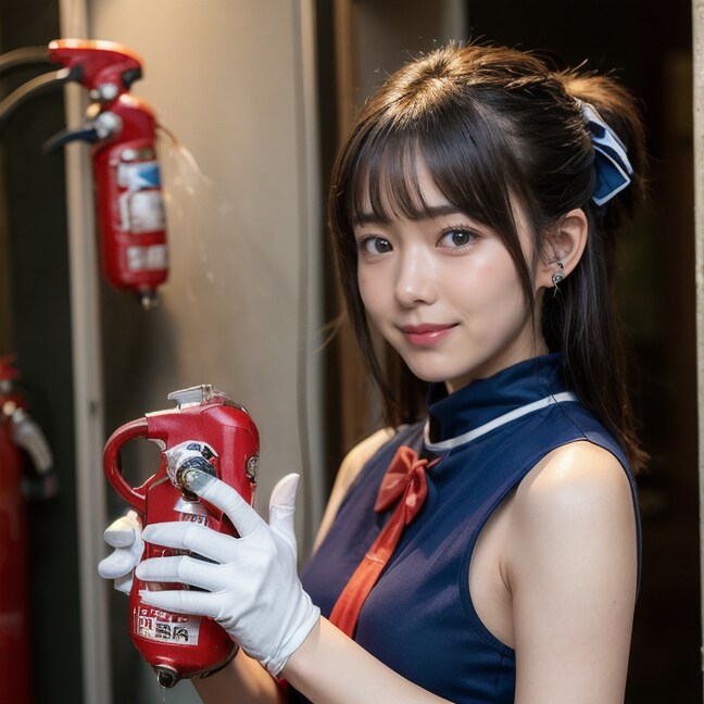 消火器屋の看板娘