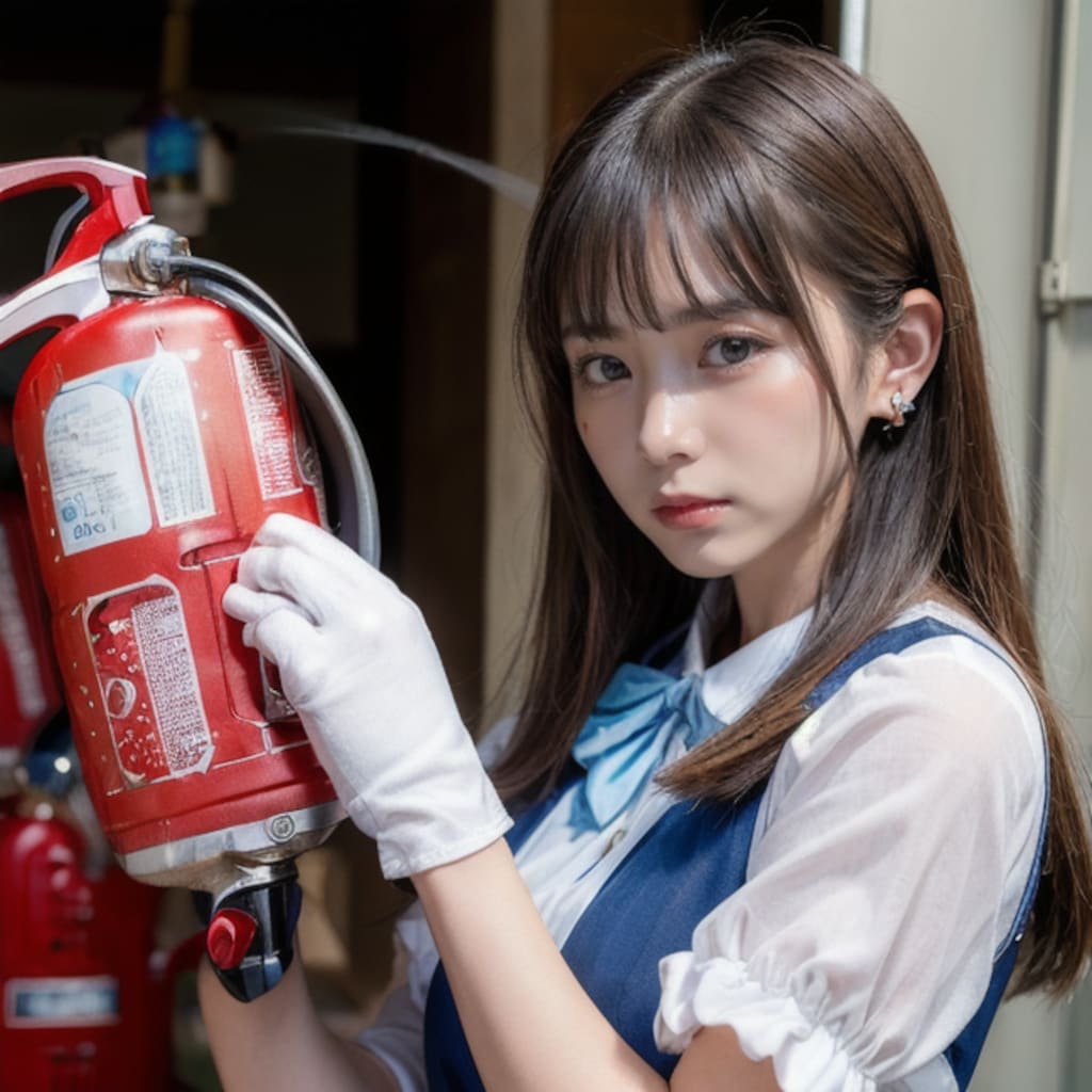 消火器屋の看板娘