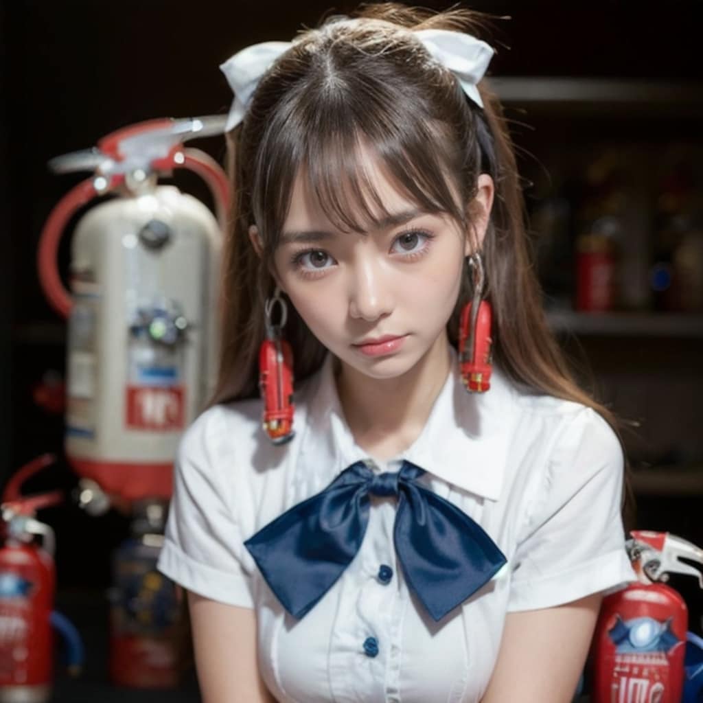 消火器屋の看板娘