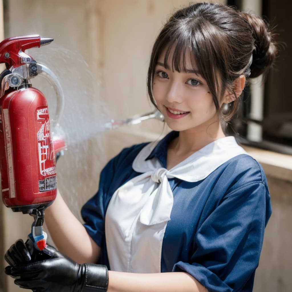 消火器屋の看板娘