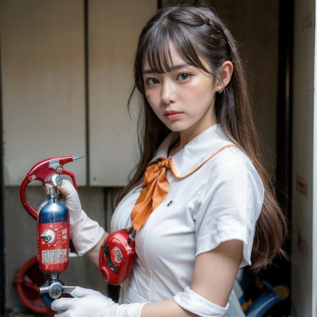 消火器屋の看板娘