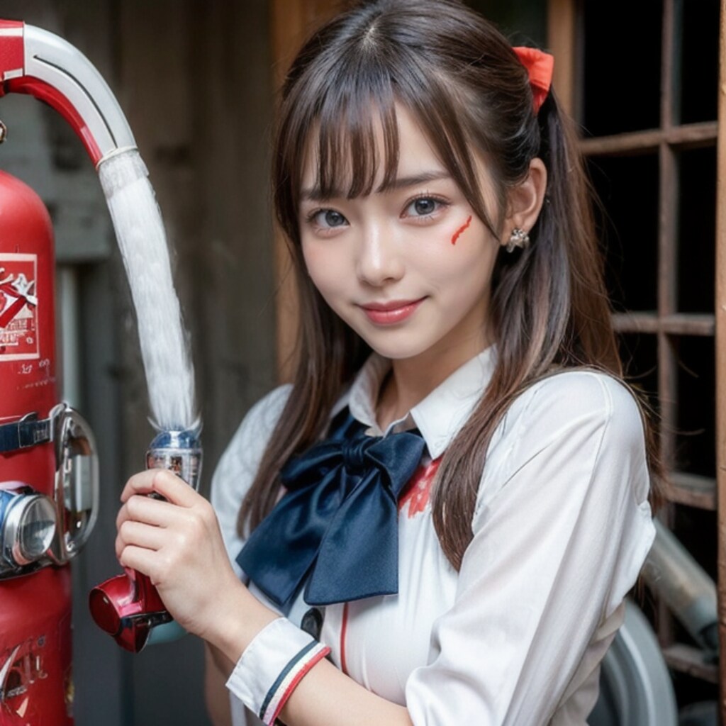 消火器屋の看板娘