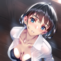 white shirt, black lingerie 11枚目