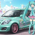 初音ミクとスイフトスポーツ 3枚目