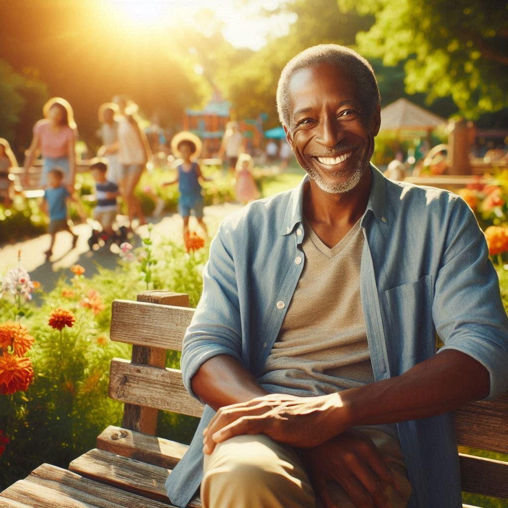 日向ぼっこおじさん