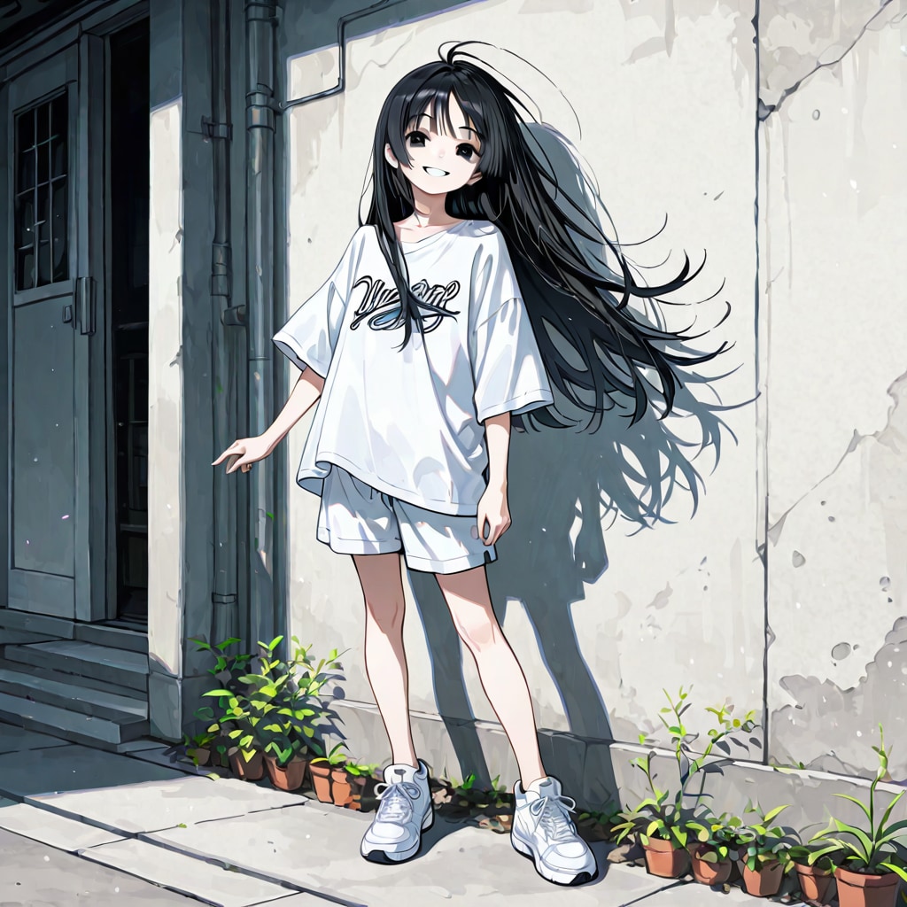 ダボシャツの少女 | の人気AIイラスト・グラビア