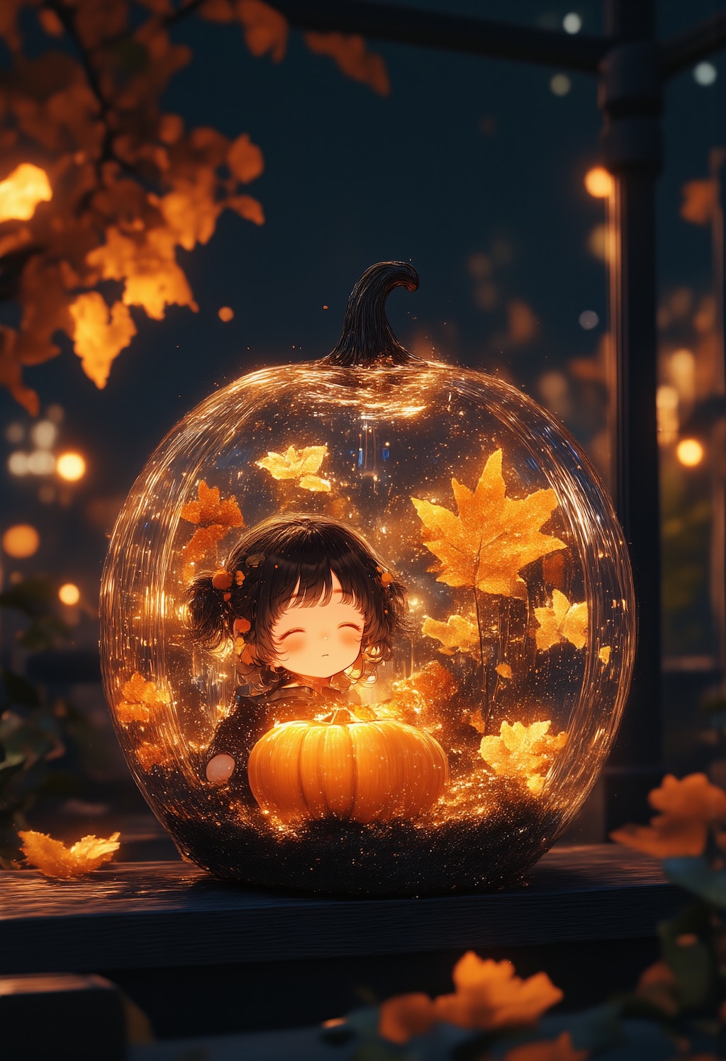 かぼちゃの寝室