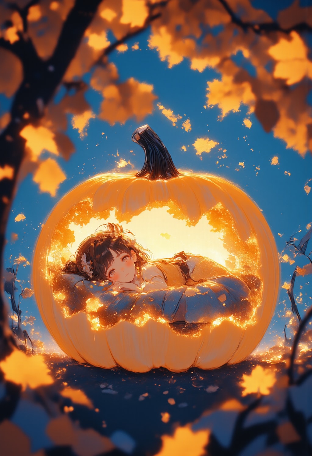 かぼちゃの寝室