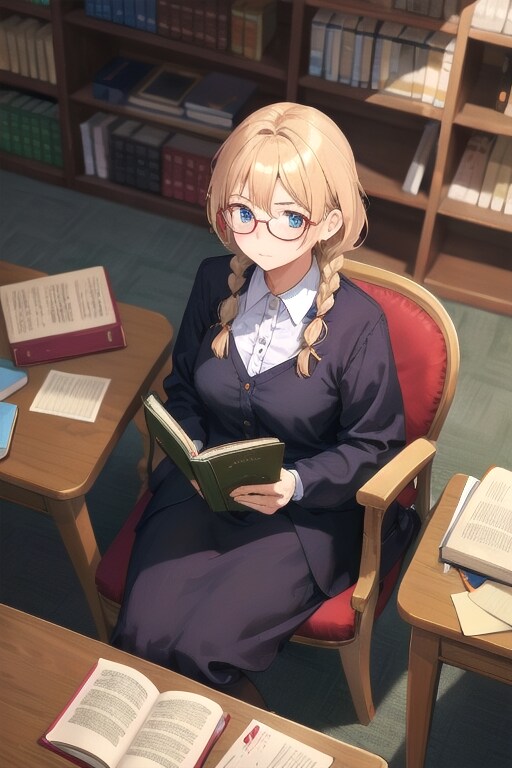 インテリ女性