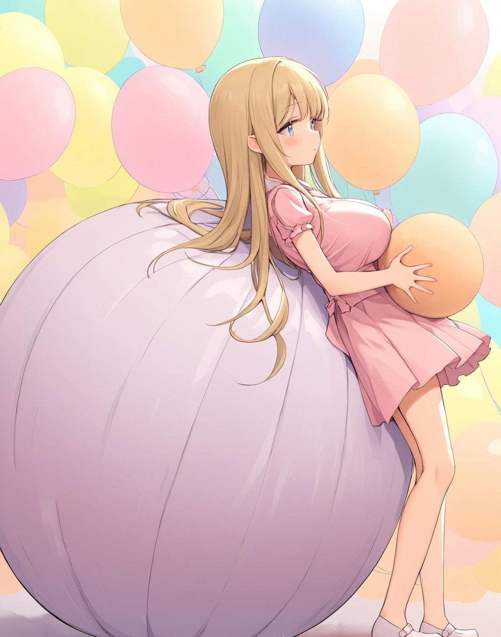 紫風船の背もたれ