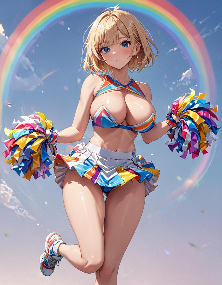 金髪チアさん2
