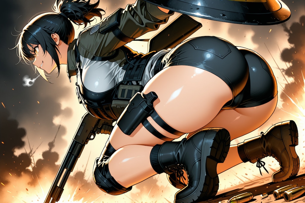 前進する防弾・チョキ子