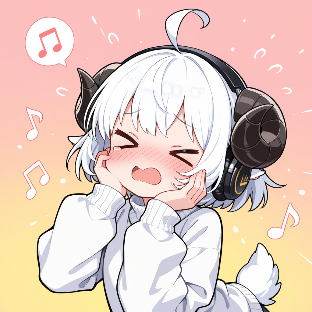 音楽には癒されるんですが、ヘッドフォンだと耳が痛いですぅ！！