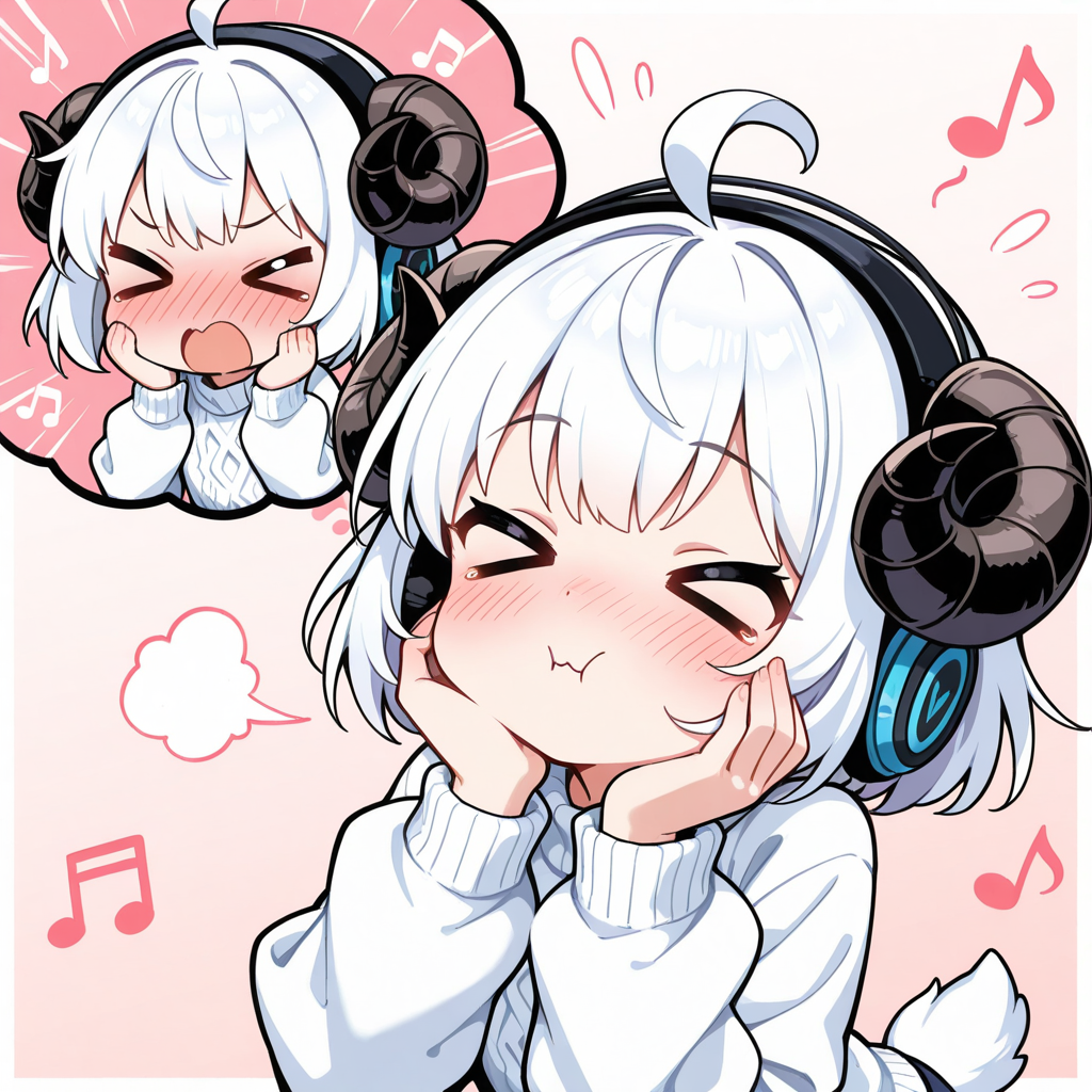 音楽には癒されるんですが、ヘッドフォンだと耳が痛いですぅ！！