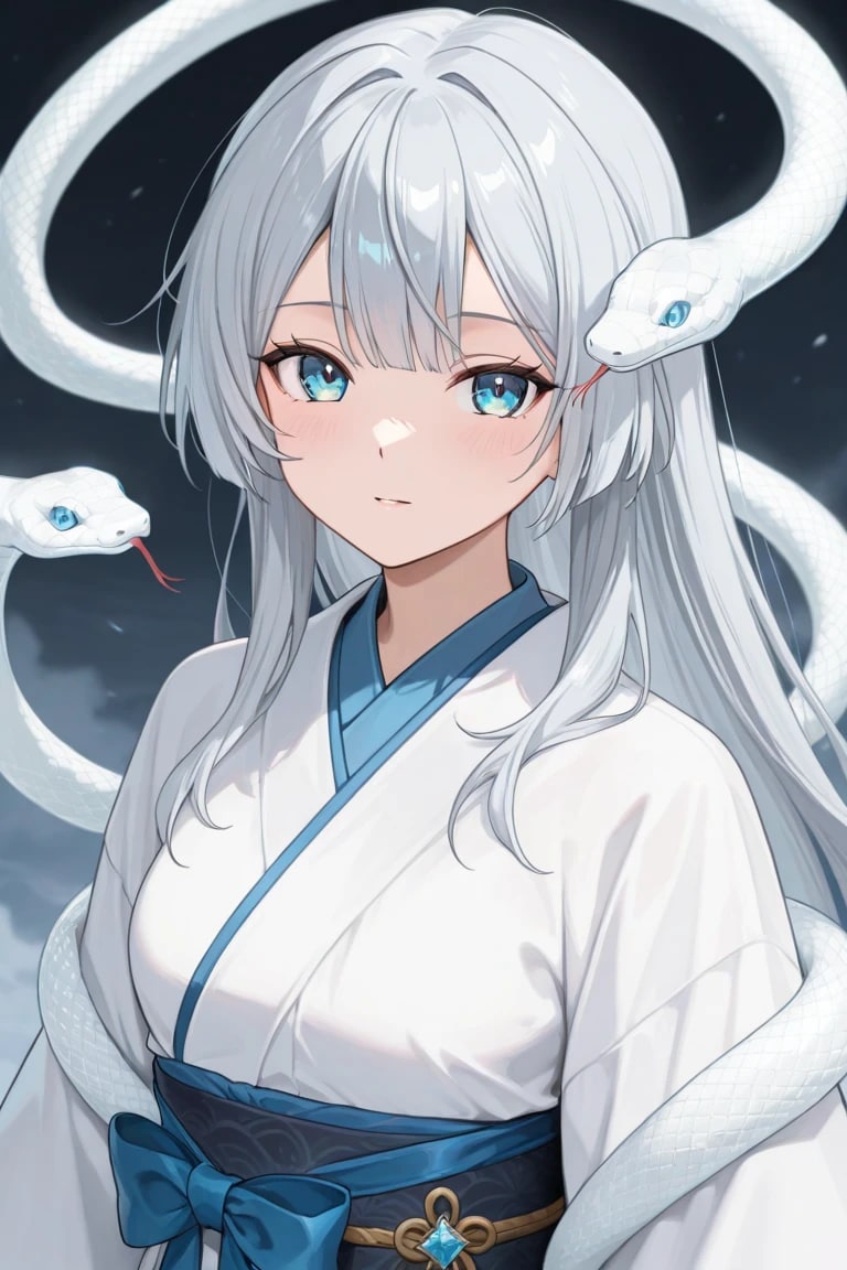 白ヘビの御神体 | の人気AIイラスト・グラビア