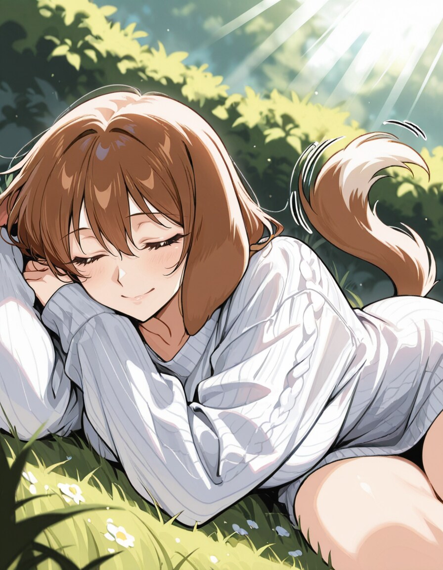 今日のわん娘 #32 「お昼寝わん娘」