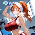 【今日の腹筋】ひと休み、水分補給！ 5枚目