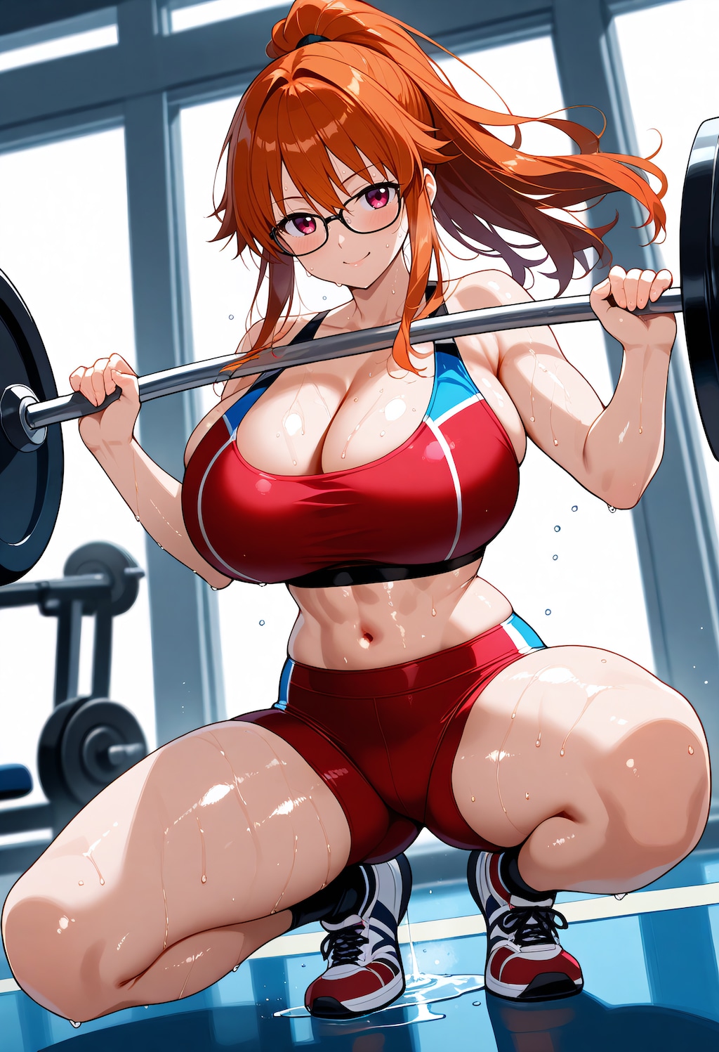 【今日の腹筋】ひと休み、水分補給！