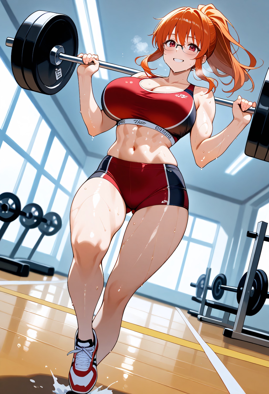 【今日の腹筋】ひと休み、水分補給！