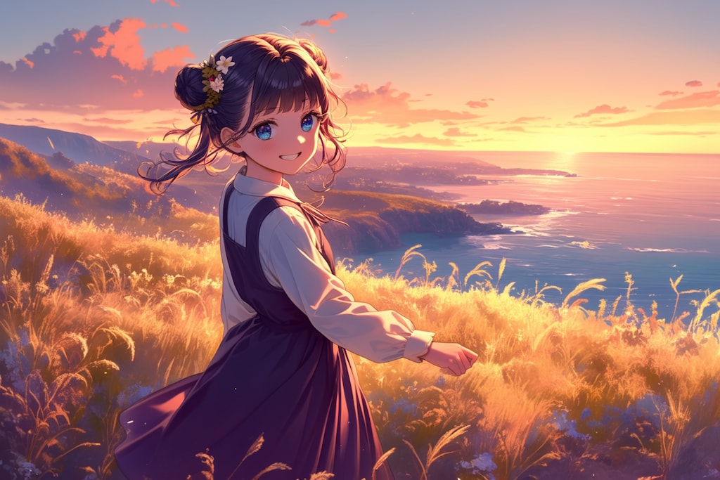 夕暮れのおだんごちゃん🍡✨136