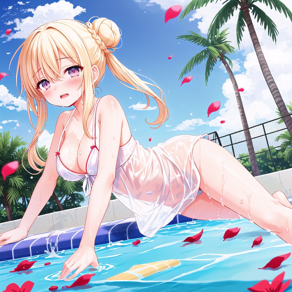 プールサイド