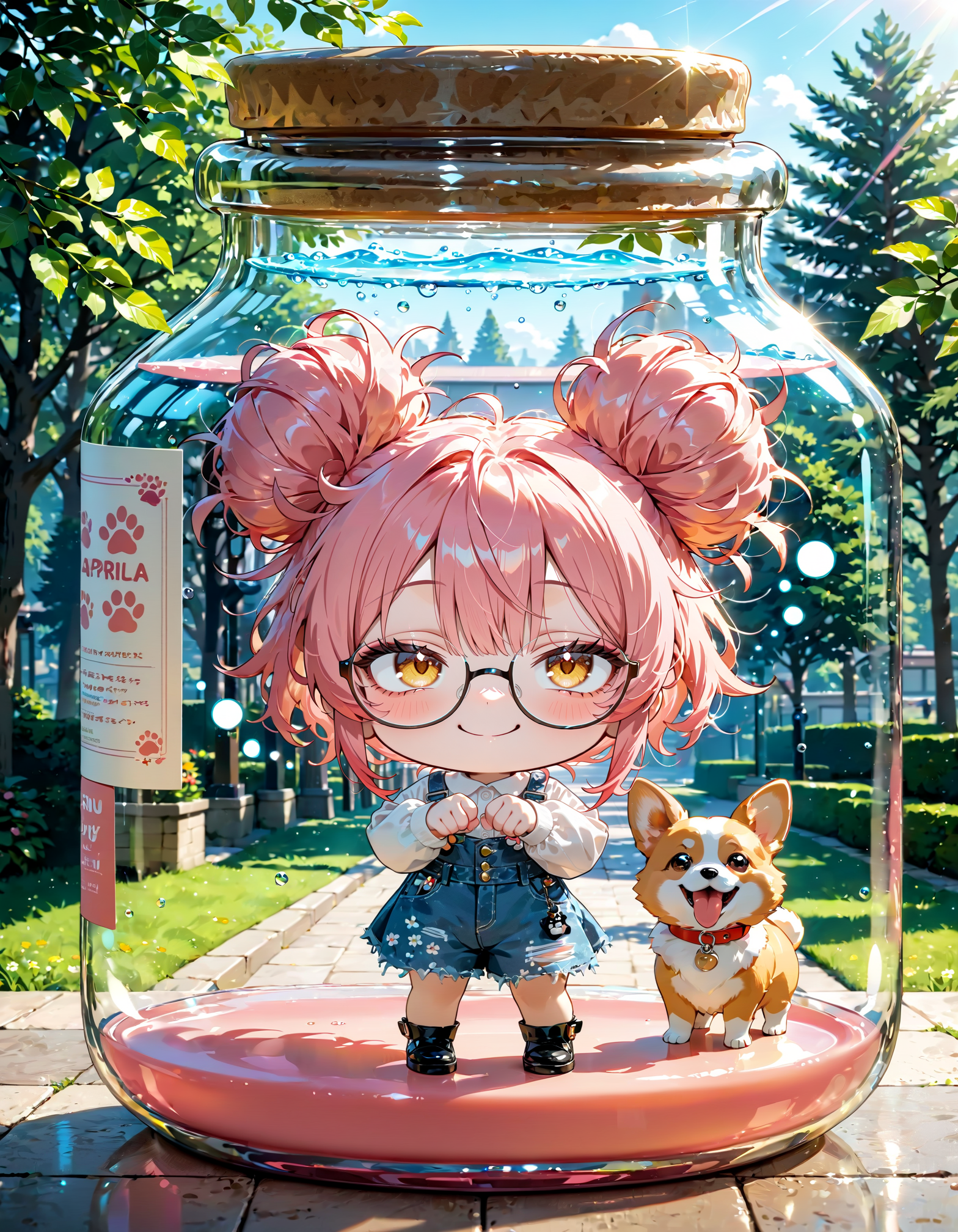 今日は何の日？　コーギー ありがとうの日 | の人気AIイラスト・グラビア