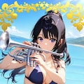 麗奈のでビキニでトランペット👙🎺❤️ 2枚目