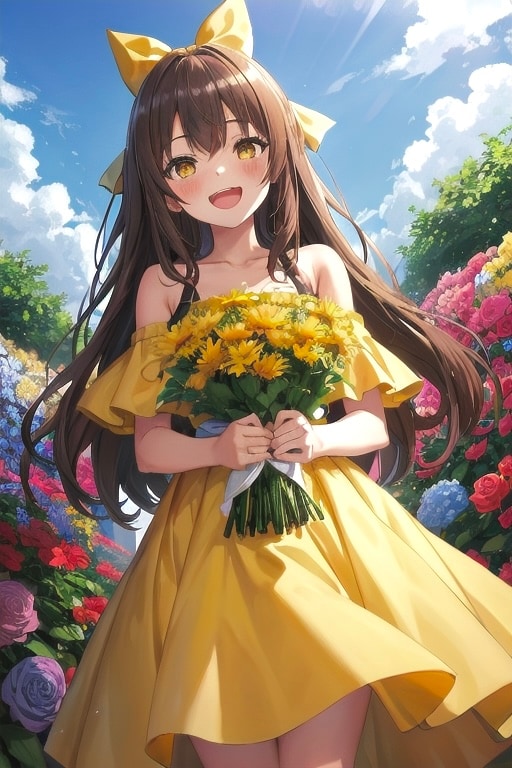 呪縛から解放😌💐💛 | の人気AIイラスト・グラビア